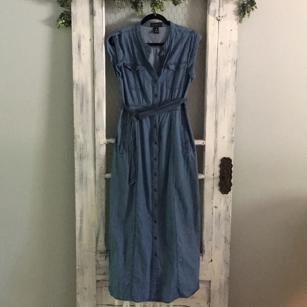 Denim Maxi Dress